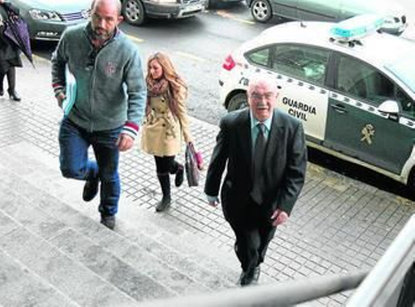 Juan Antonio Millán llega al Palacio de Justicia para declarar en la vista oral del caso Hiconsa.