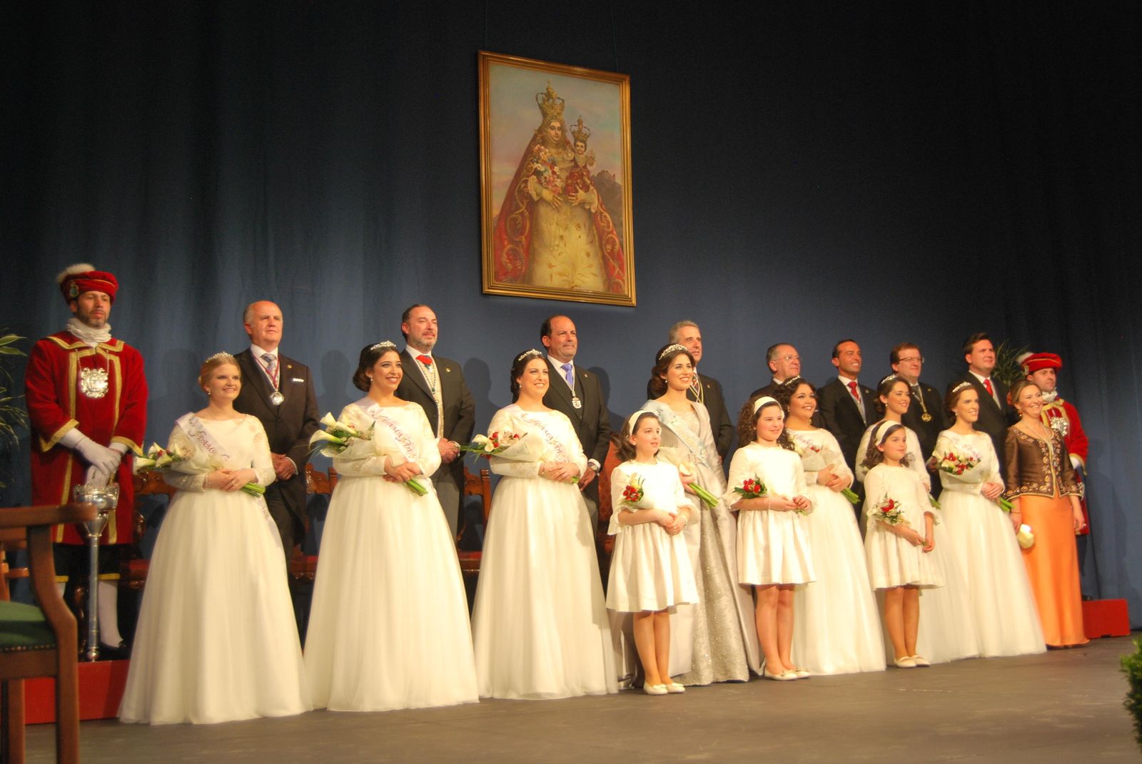 Acto protocolario, anoche, en el Palacio Erisana.