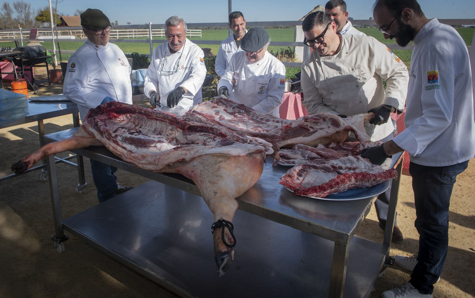 Un día de matanza en una finca sevillana