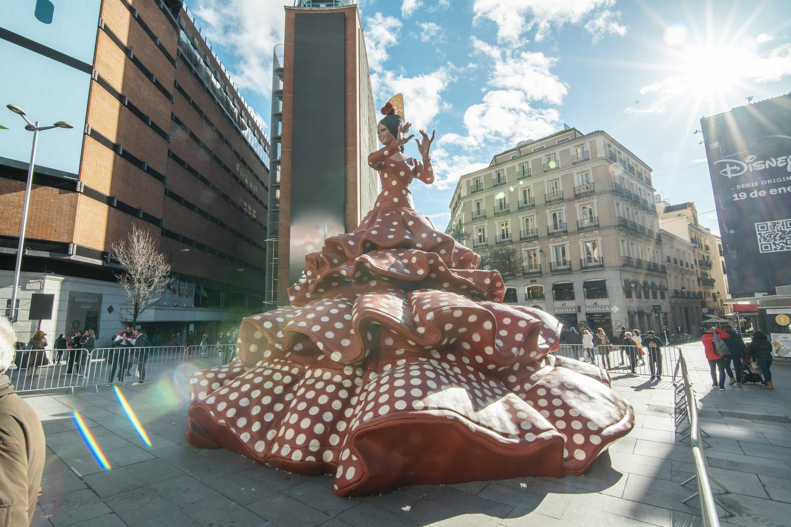 Rodaje del spot de Cruzcampo y creación del vestido de 'Gitana'.