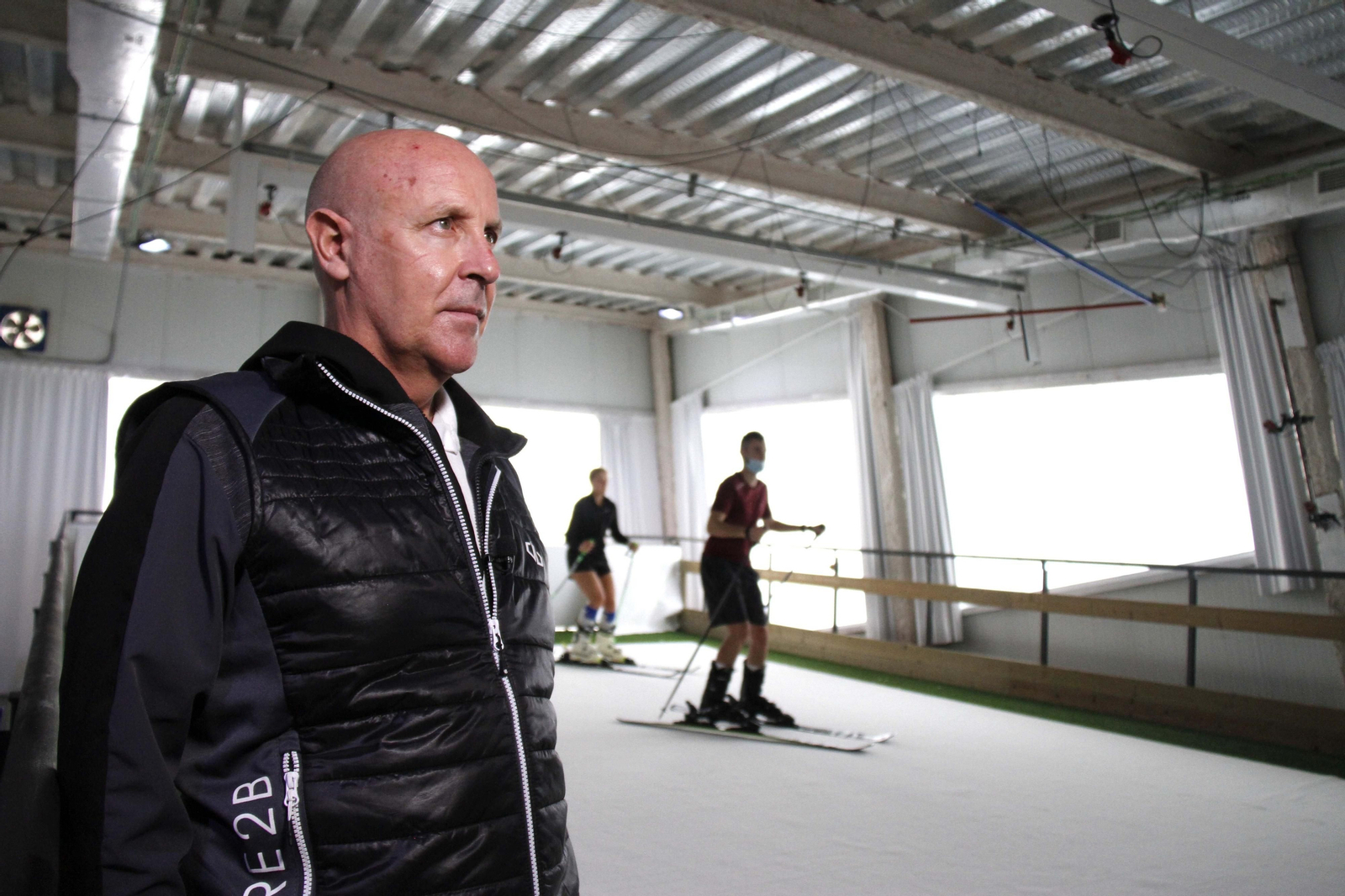 El profesor Gómez López, en el simulador de la UGR