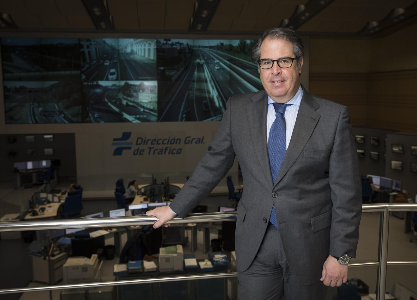 Gregorio Serrano, en la sede de la DGT