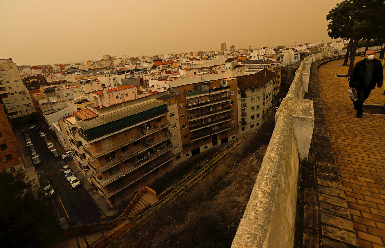 Vista de Huelva desde la Vía Paisajista