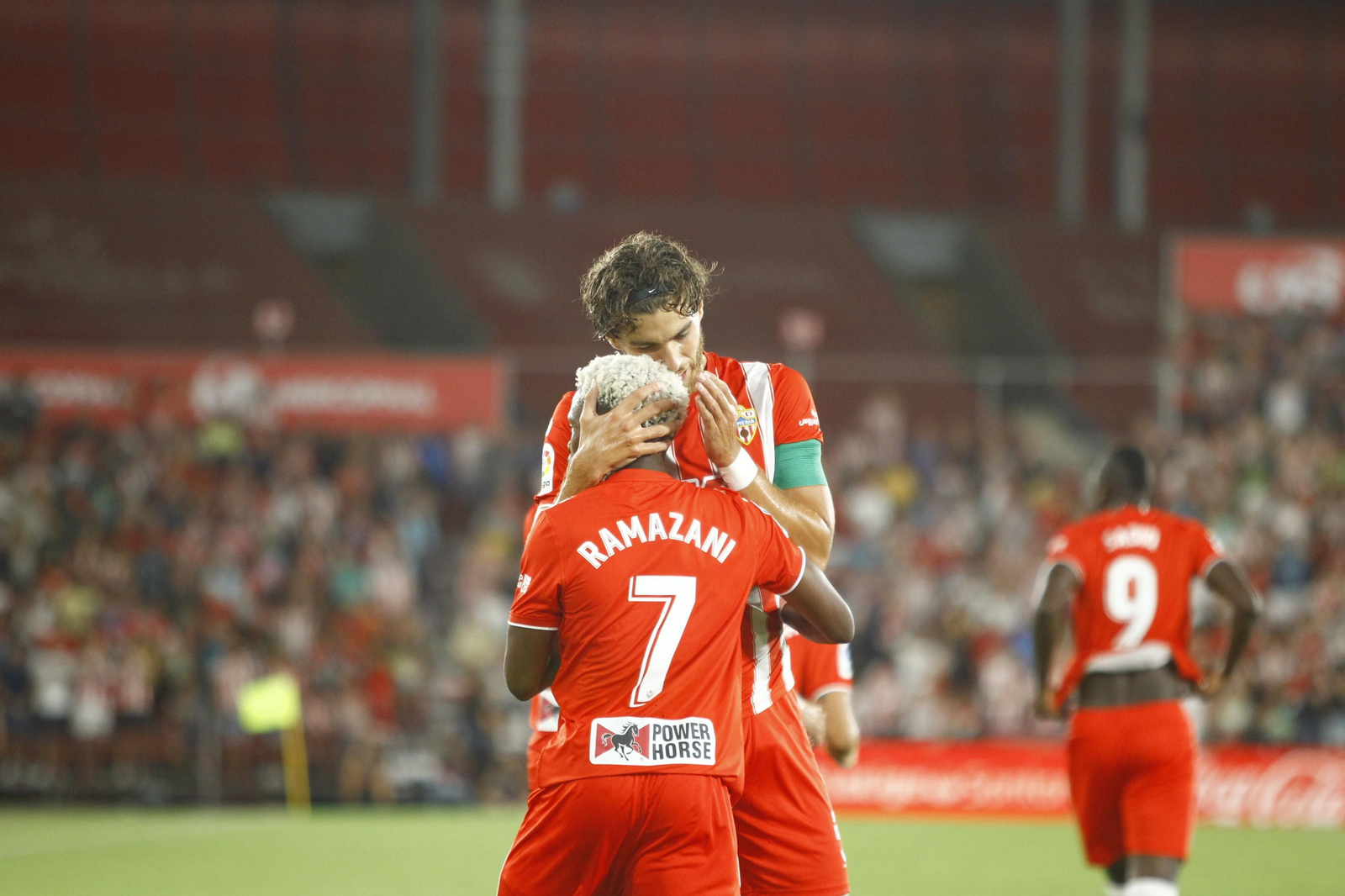 Imágenes del partido U.D. Almería-Real Madrid C.F. de la Liga Santander