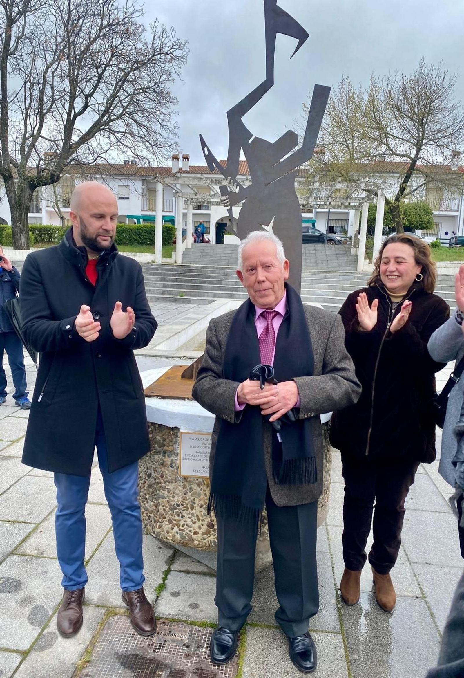 Acto inaugural en la Plaza Juan Carlos I.