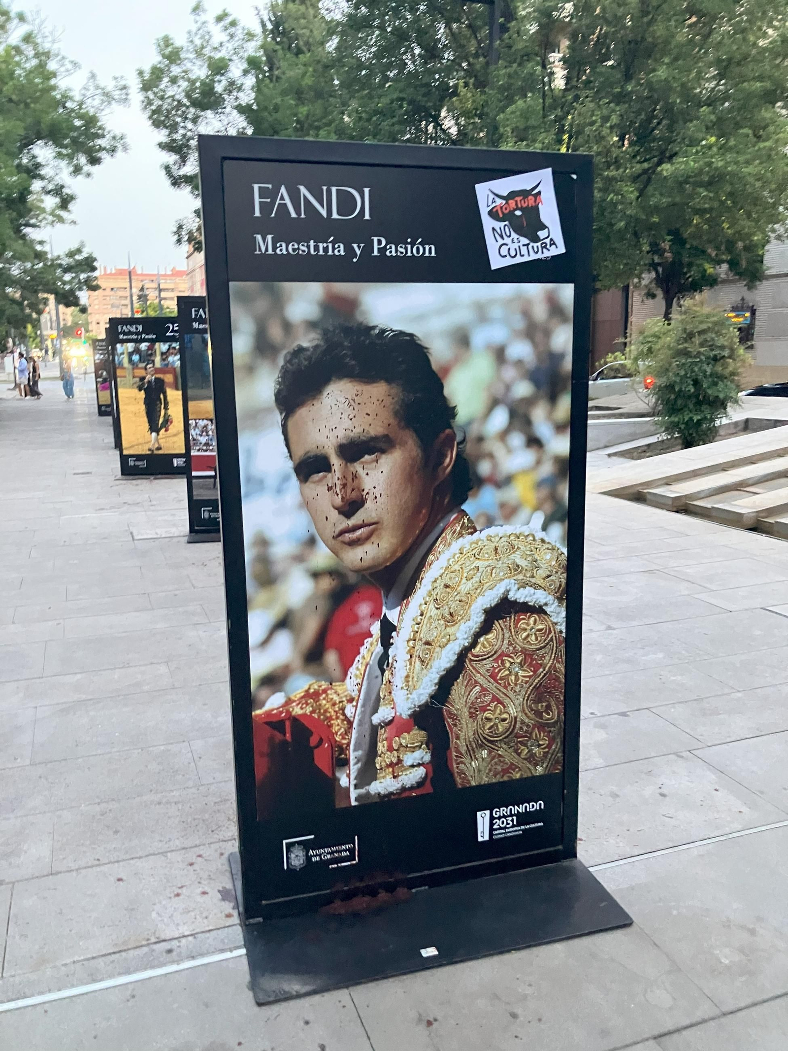 La exposición celebra los 25 años de alternativa del torero granadino El Fanid