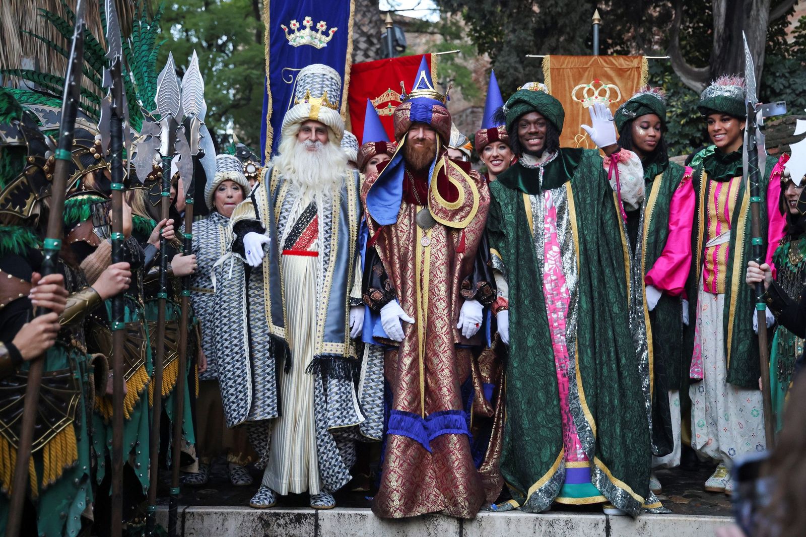 Los Reyes Magos llenan Málaga de ilusión tras la lluvia