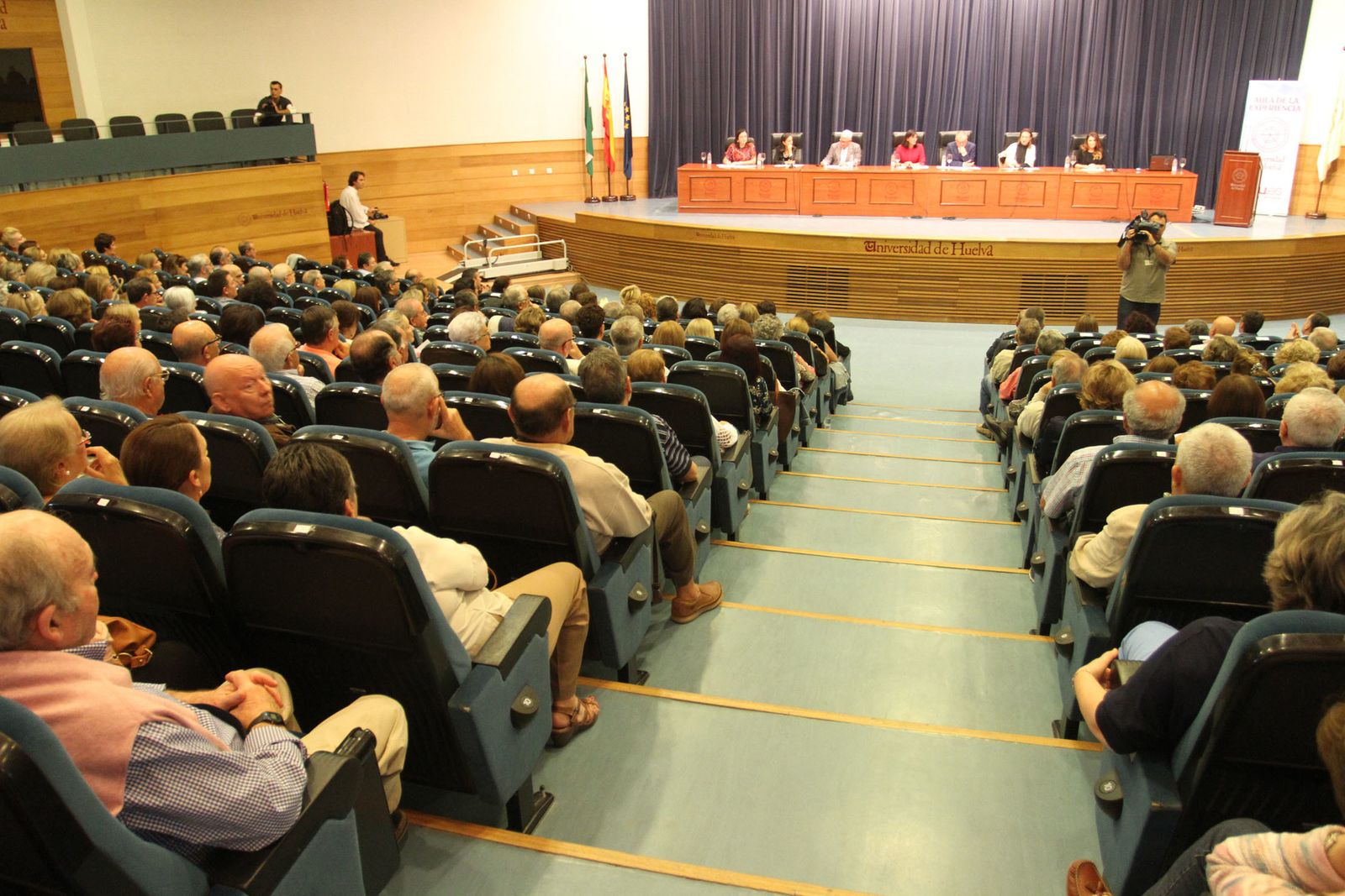 Inauguración del Curso Académico 2017-2018 del Aula de la Experiencia de la Universidad de Huelva.