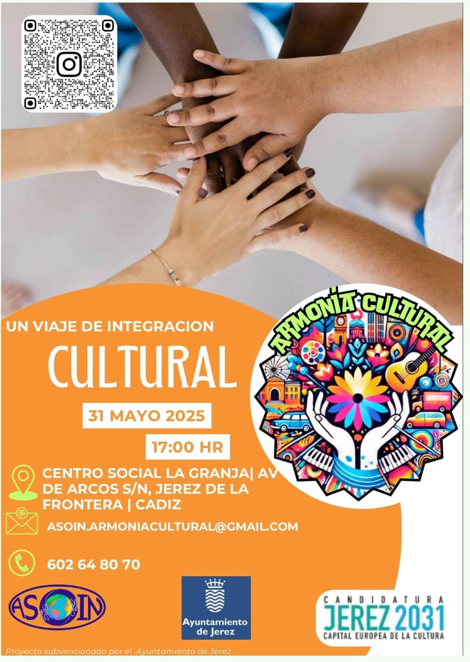 Cartel del Festival Armonía Cultural.