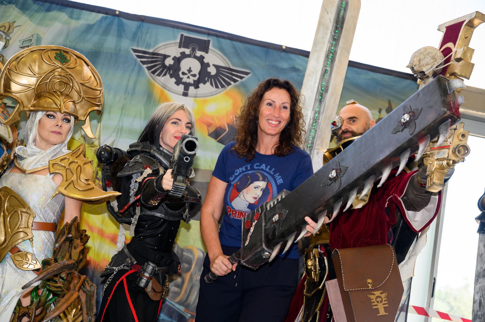 La alcaldesa, María del Mar Vázquez fue la encargada de inaugurar el Mangafest Almería.