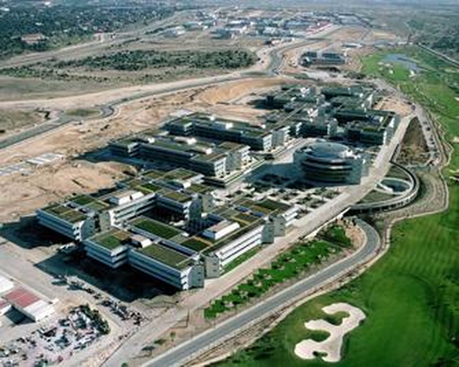 La ciudad financiera del Santander, en Boadilla del Monte (Madrid).