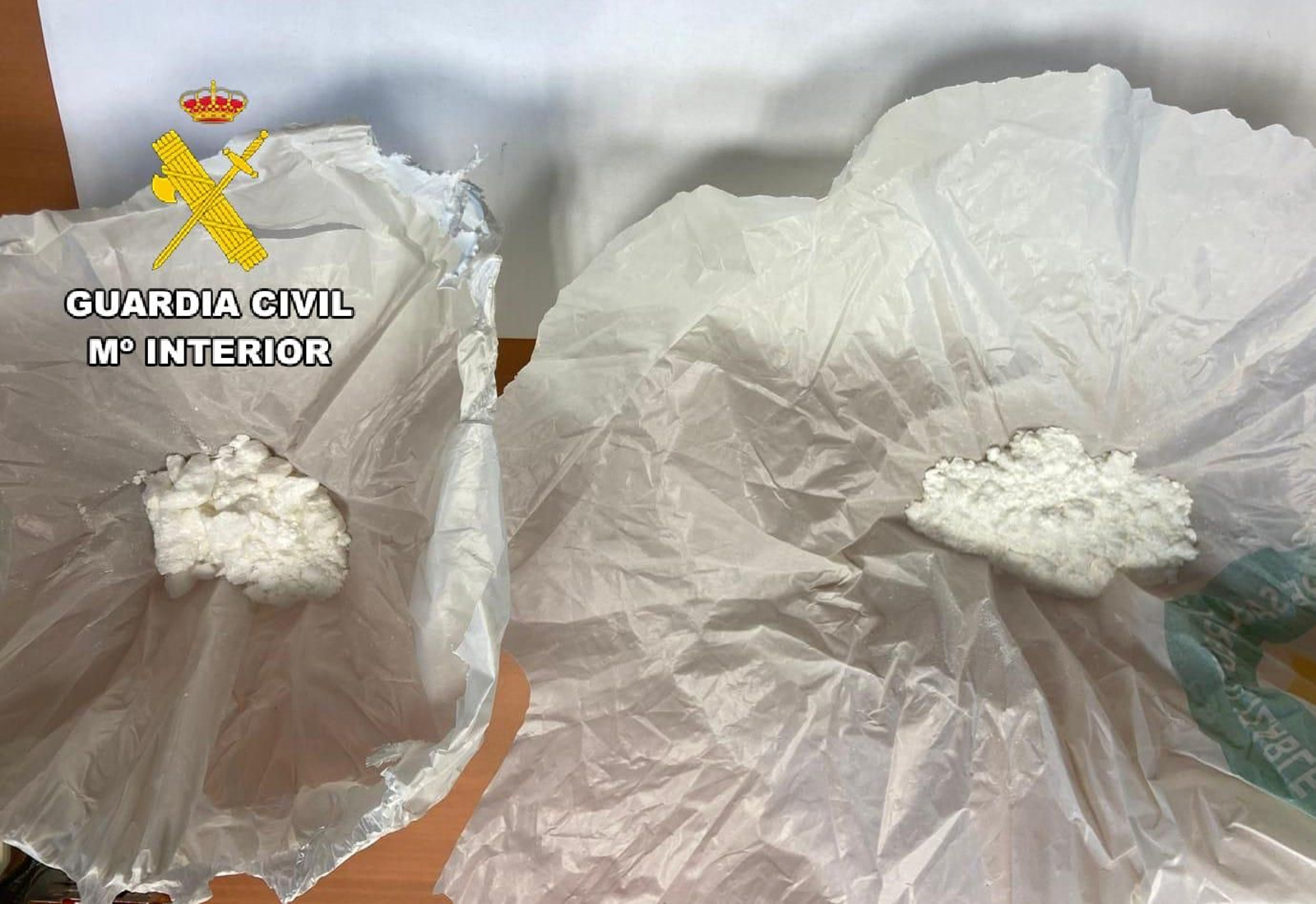 Bolsas de cocaína. Bolsas de cocaína.