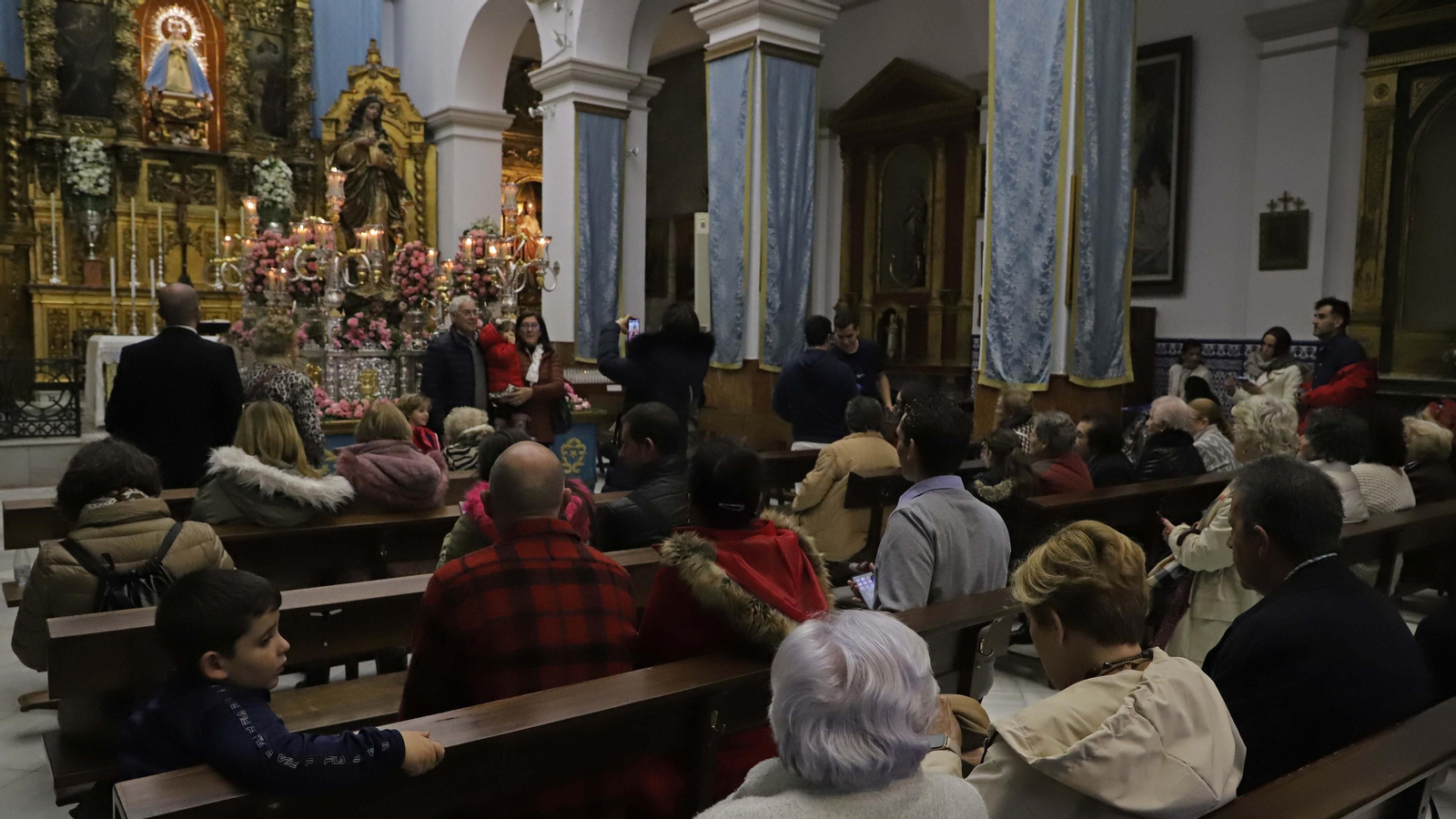 Fotos de la veneración de la Inmaculada Concepción en La Línea