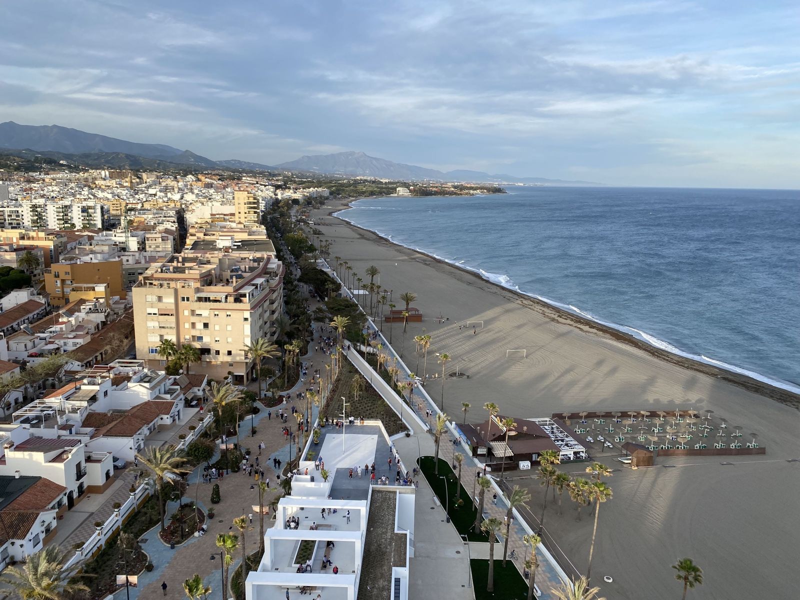 Imagen del litoral de Estepona.