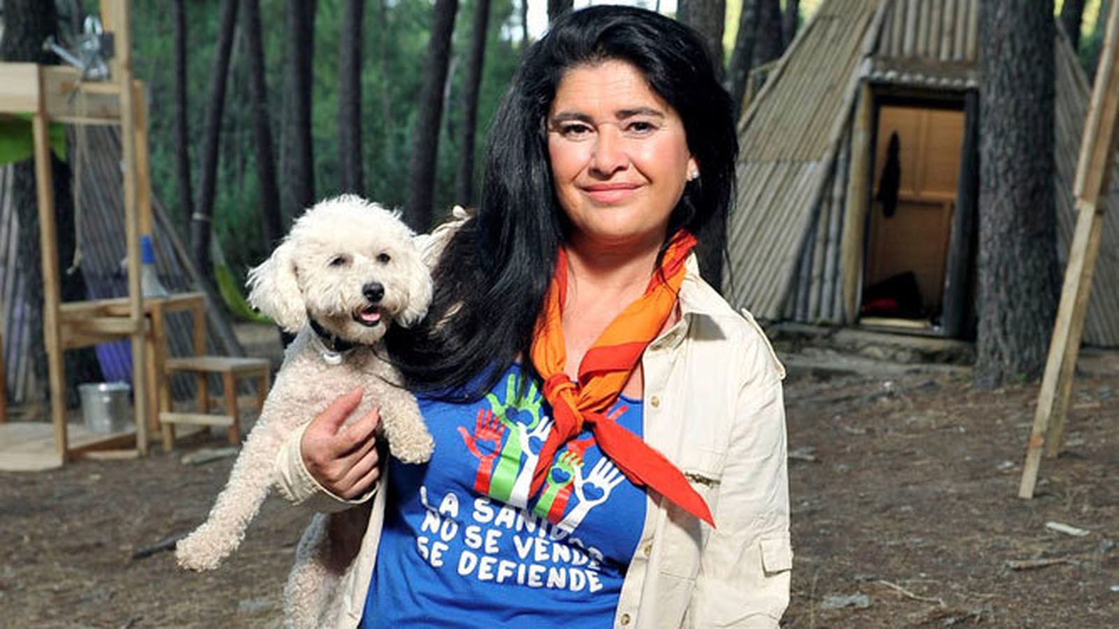 Lucía Etxebarría, en 'Campamento de verano'.
