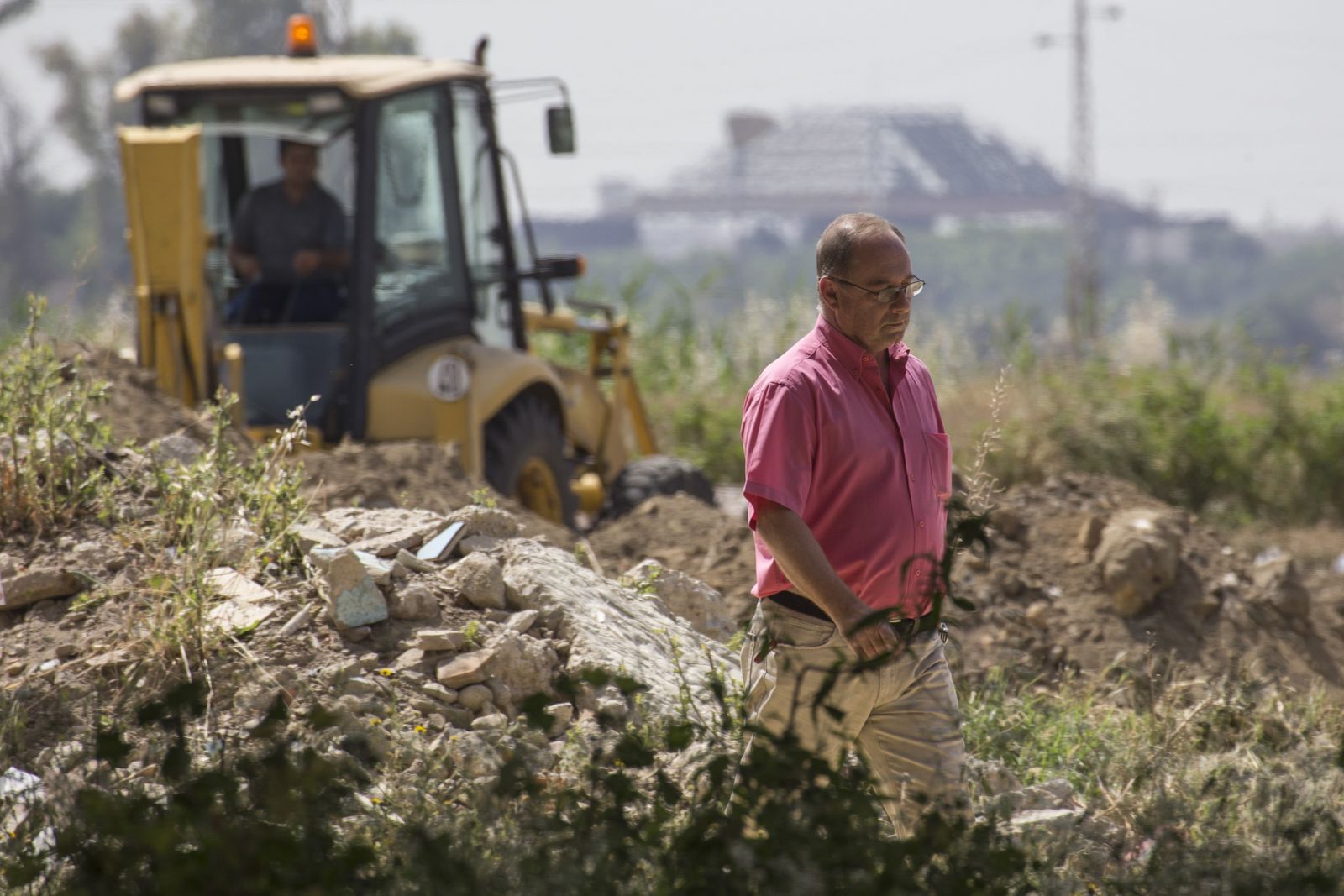 Antonio del Castillo en el lugar de la nueva búsqueda.