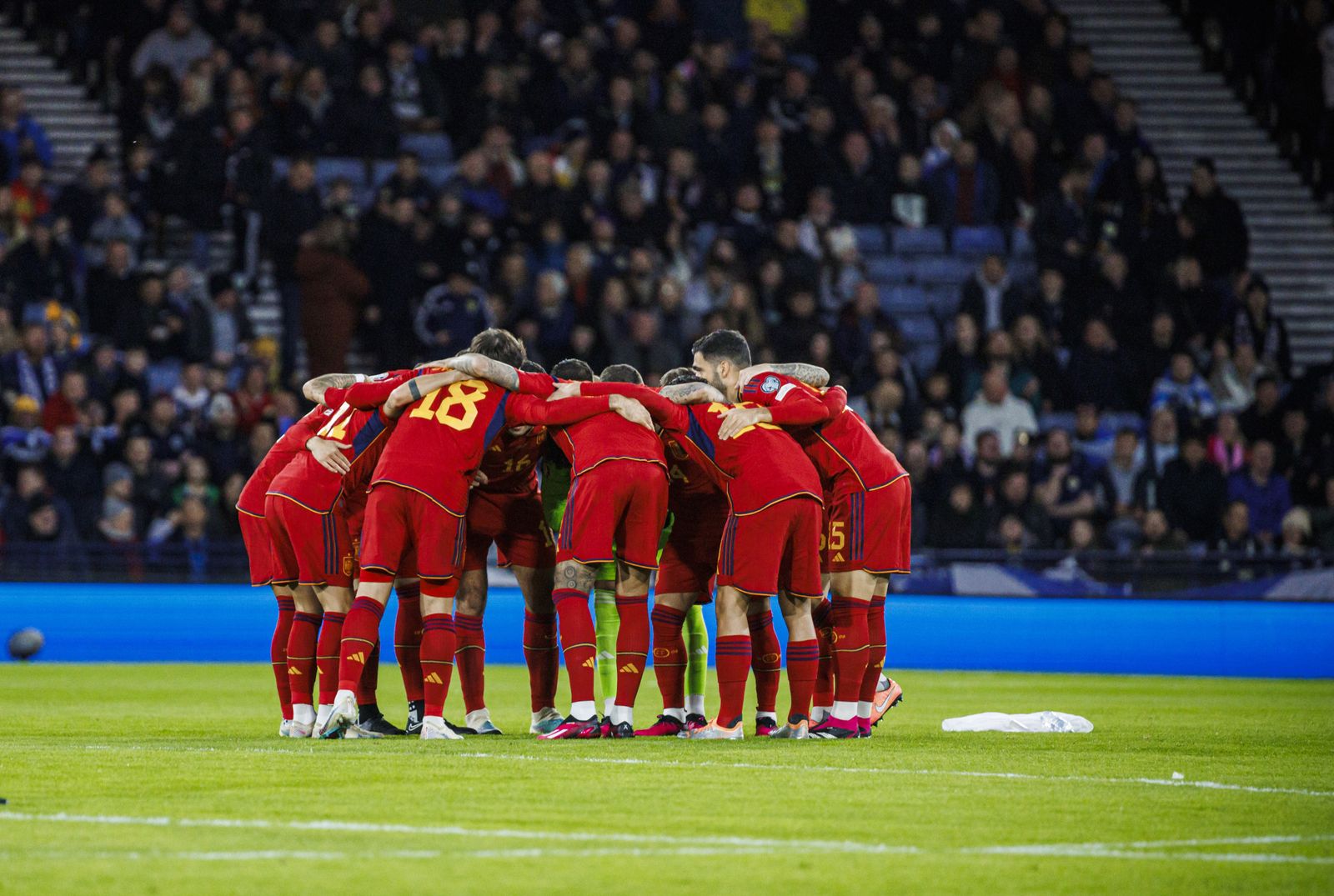 Las fotos del Escocia - España