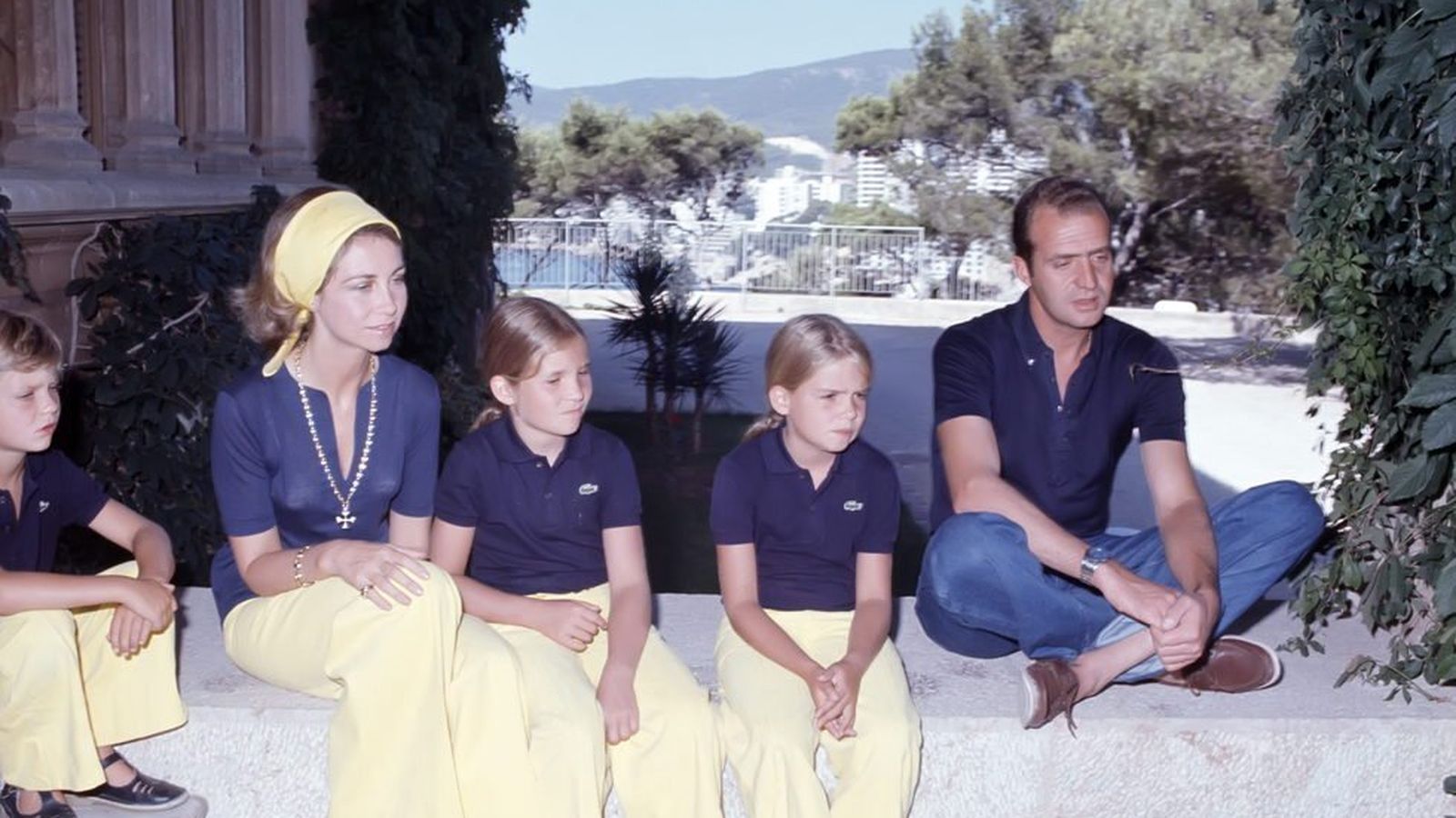 Uno de los primeros veranos de los entonces príncipes de Asturias en Marivent.