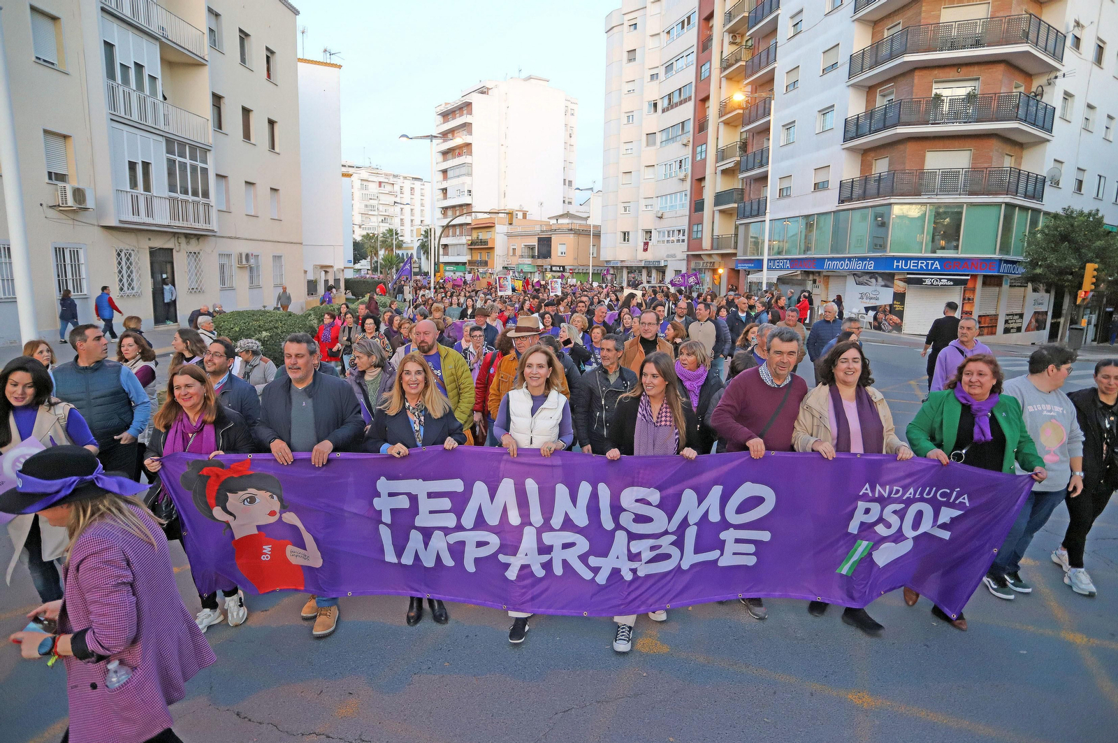 Imágenes de la manifestación del 8 de marzo, Día Internacional de la Mujer