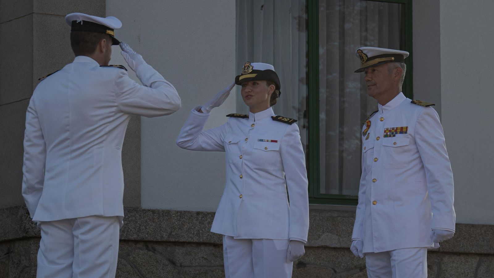 Las fotos del ingreso de la Princesa de Asturias en la Escuela Naval de Marín