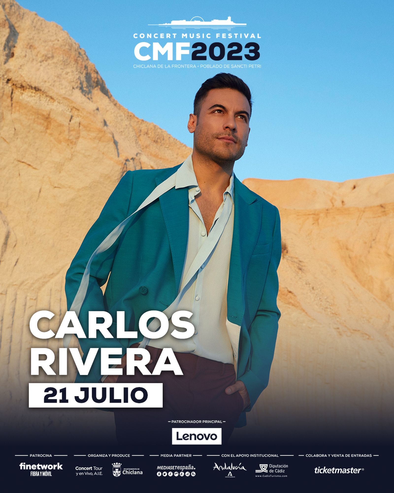 Cartel del artista Carlos Rivera.