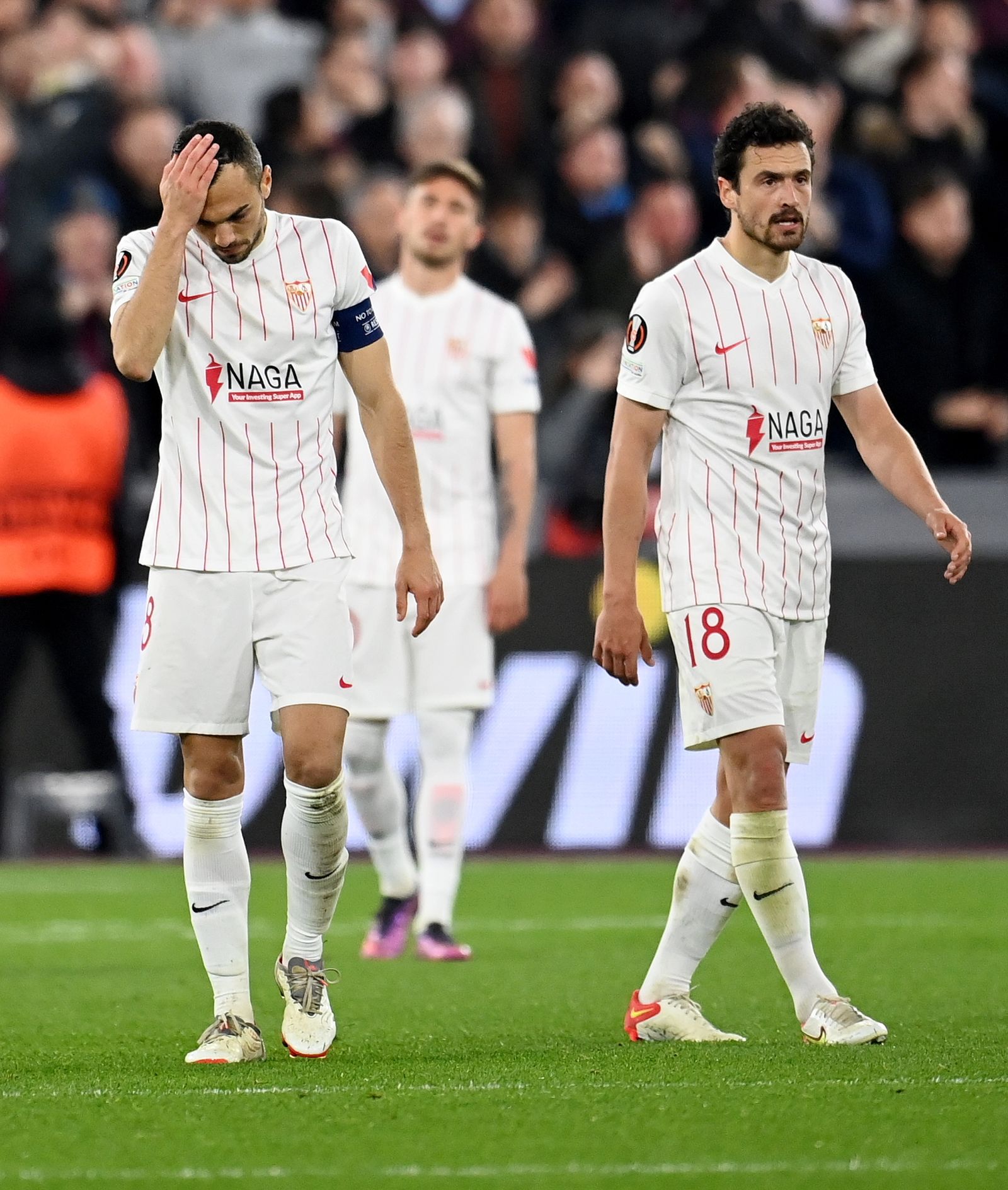 Las imágenes del West Ham - Sevilla