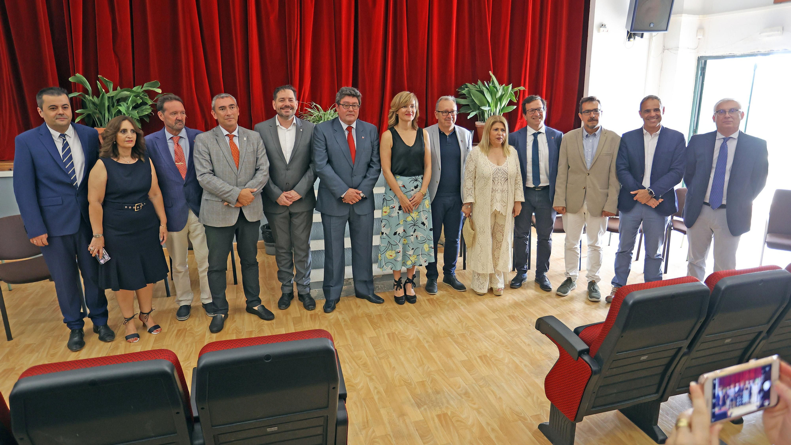 La ministra Pilar Alegría en el IES Coloma de Jerez