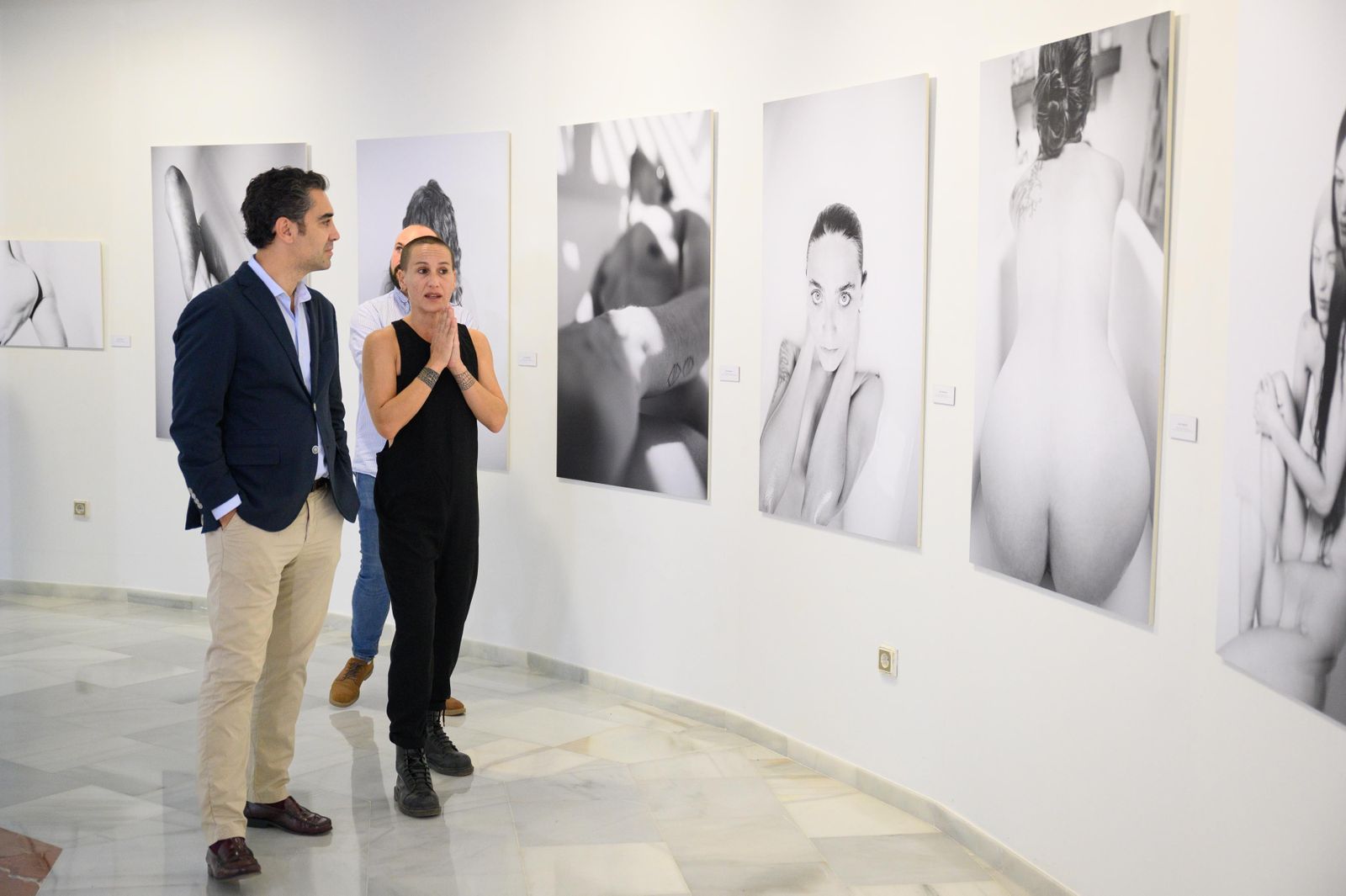 Joaquín Pérez de la Blanca con Estela García.