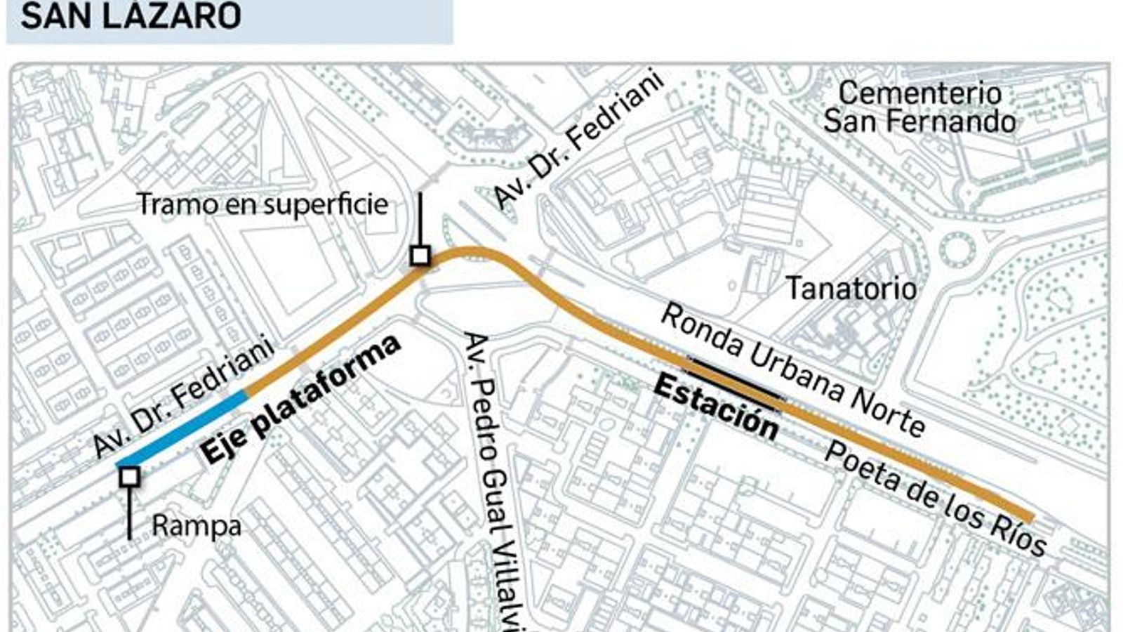 Parada San Lázaro. Fuente: Junta de Andalucía.