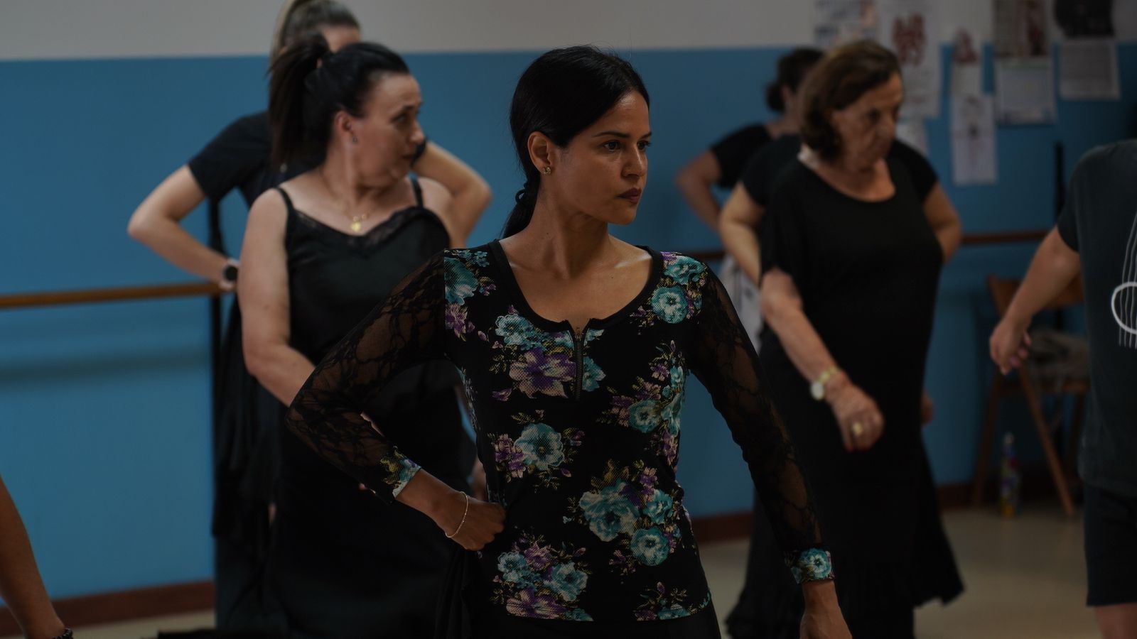 Fotos de la masterclass de baile flamenco impartido por La Lupi y de la exposición "10 años cantando a Paco" de José Mera