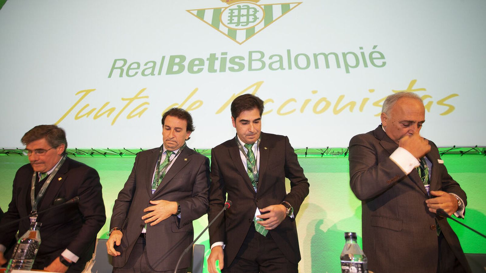 Imagen de la última junta de accionistas del Betis.