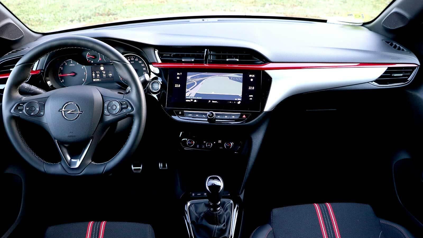 Interior del nuevo Opel Corsa.