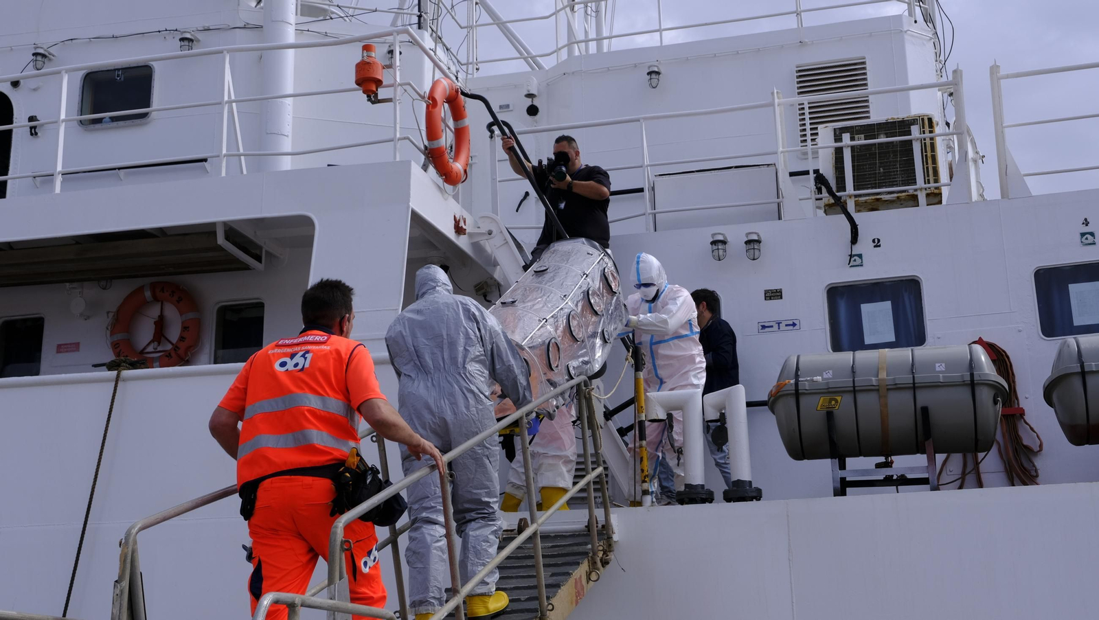 Ejercicio Marsec25 simulacro, en el Puerto de Almería, en imágenes