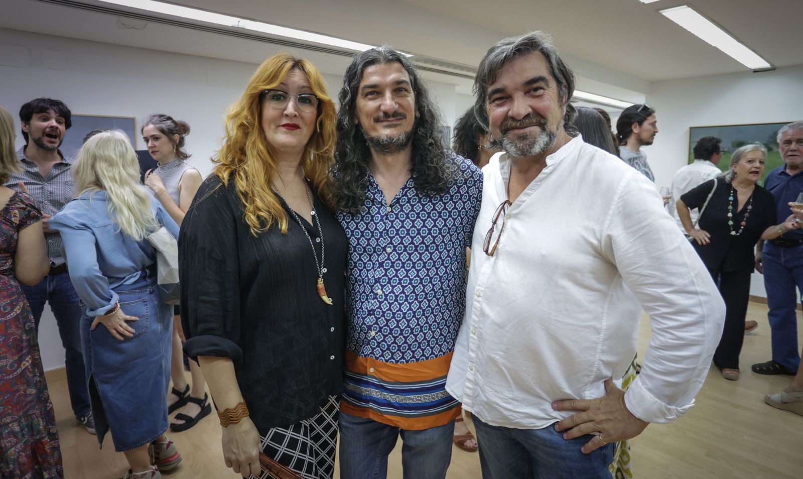 Fotos de la inauguración de la exposición de Jaime Pandelet en la sala ArteAdiario