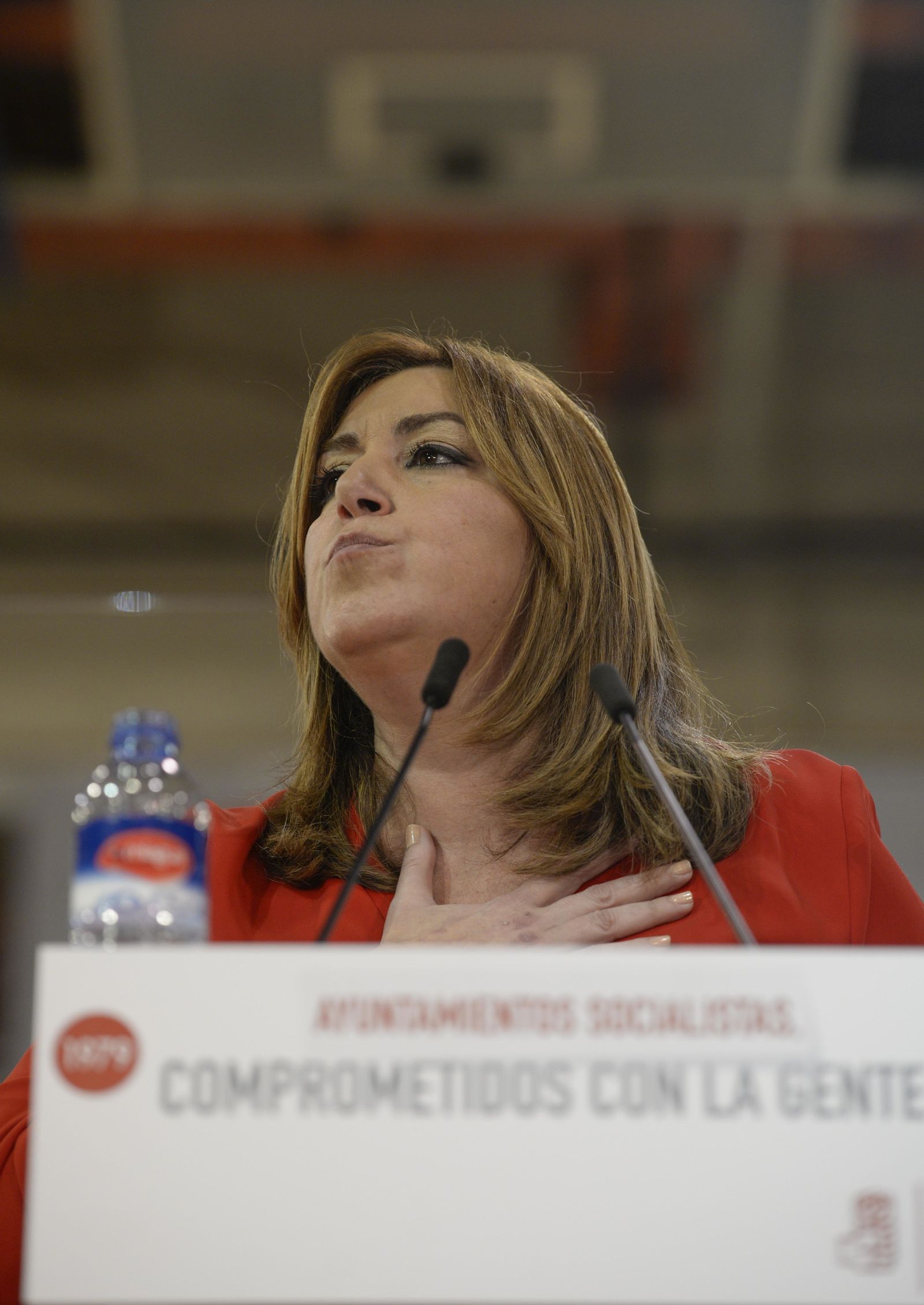El acto de Susana Díaz con los alcaldes socialistas en Madrid