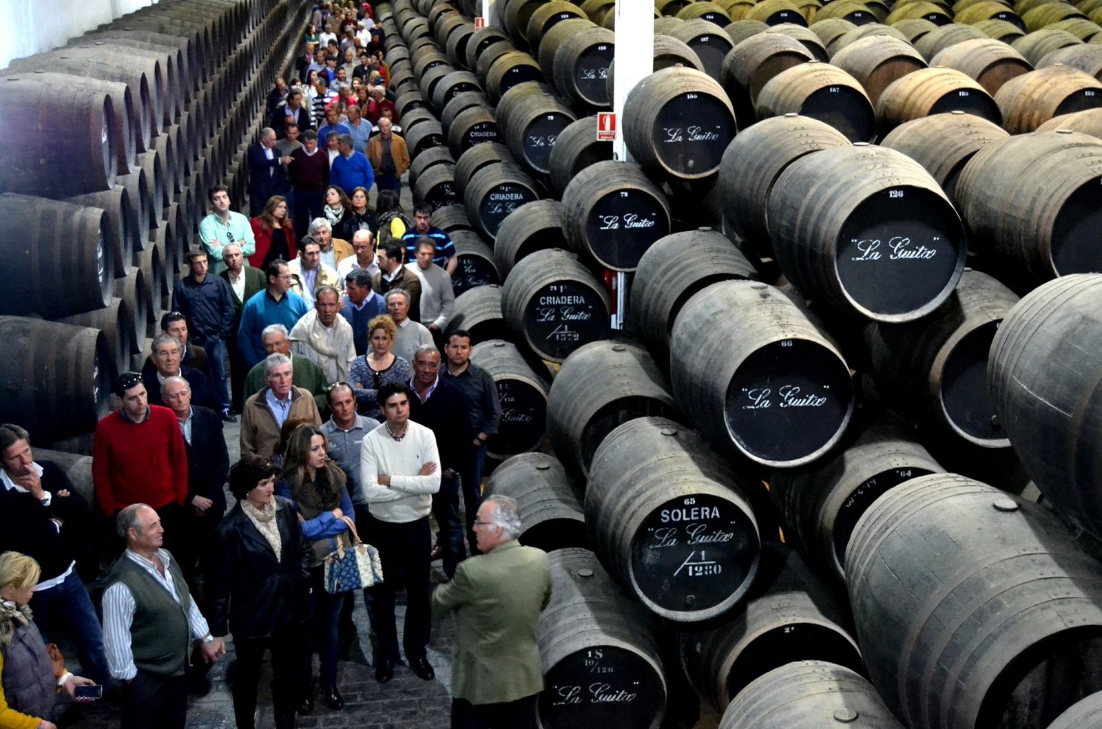 Visita a la bodega Pago Sanlúcar Viejo, en la que se cría la manzanilla La Guita.
