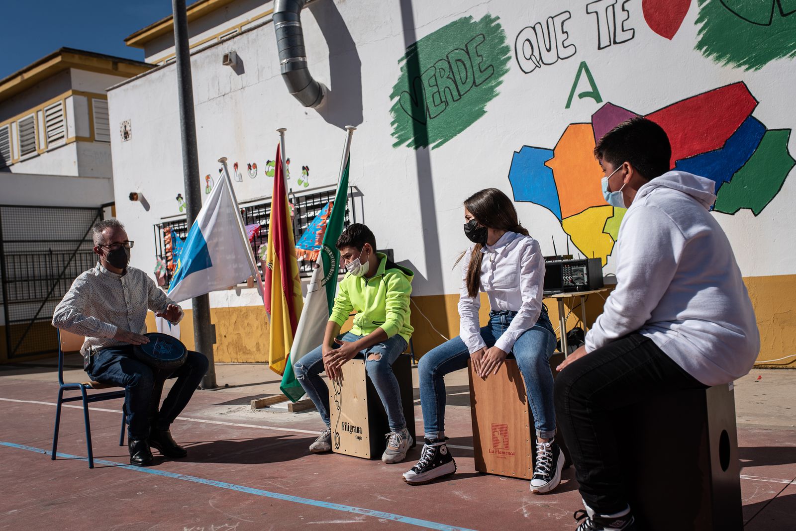 Imágenes del acto de conmemoración del 50 aniversario del CEIP Príncipe de España