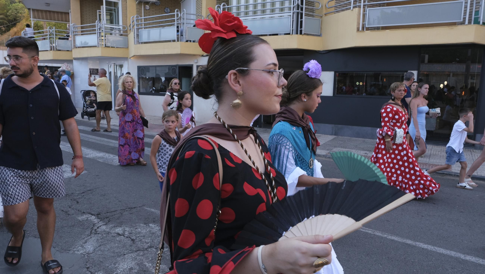 Procesión marítima de la Virgen del Carmen en Aguadulce (Roquetas de Mar), en imágenes