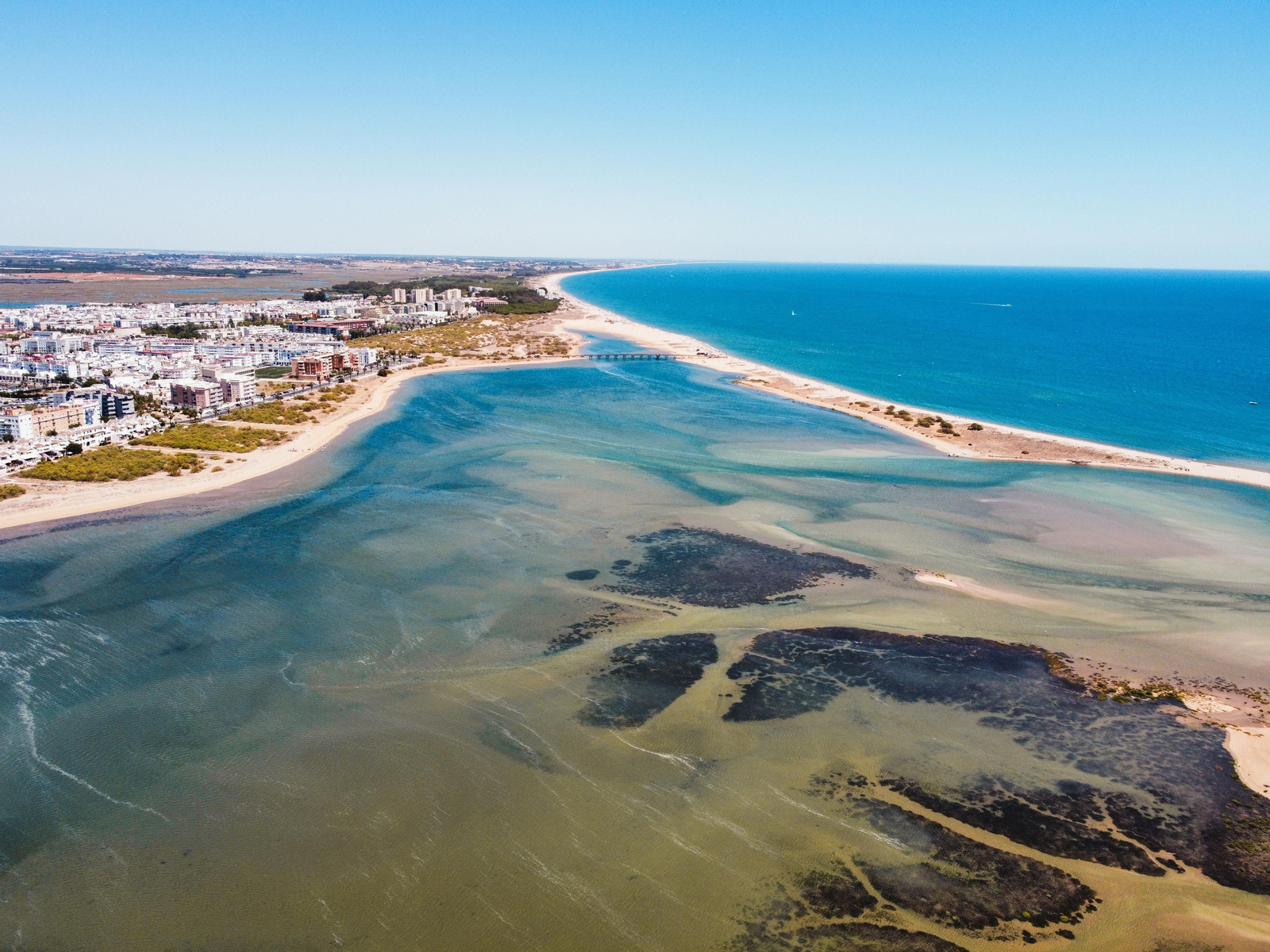 Isla Cristina y Ayamonte a vista de pájaro