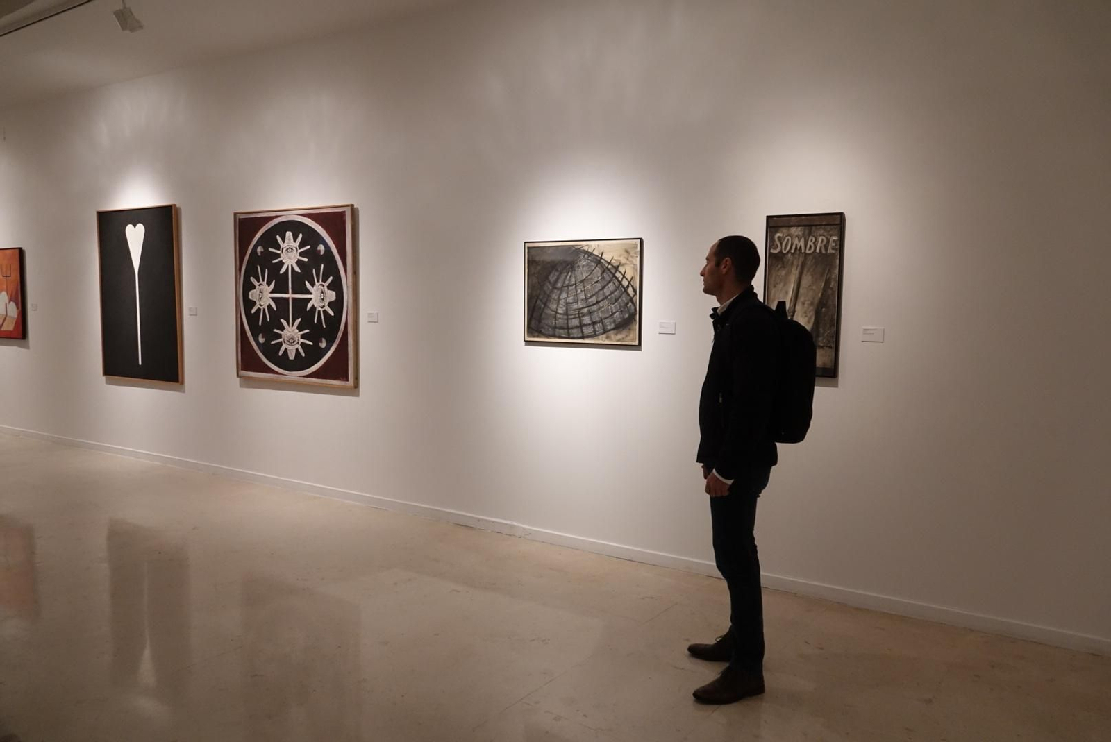 Algunas obras recogidas en la exposición 'Palmeras de fuego' Algunas obras recogidas en la exposición 'Palmeras de fuego'