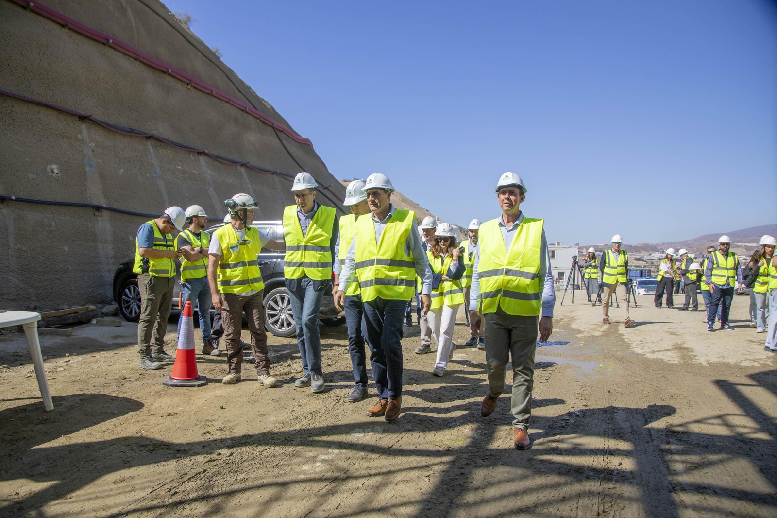 Así avanzan las obras del túnel de Viator del Ave