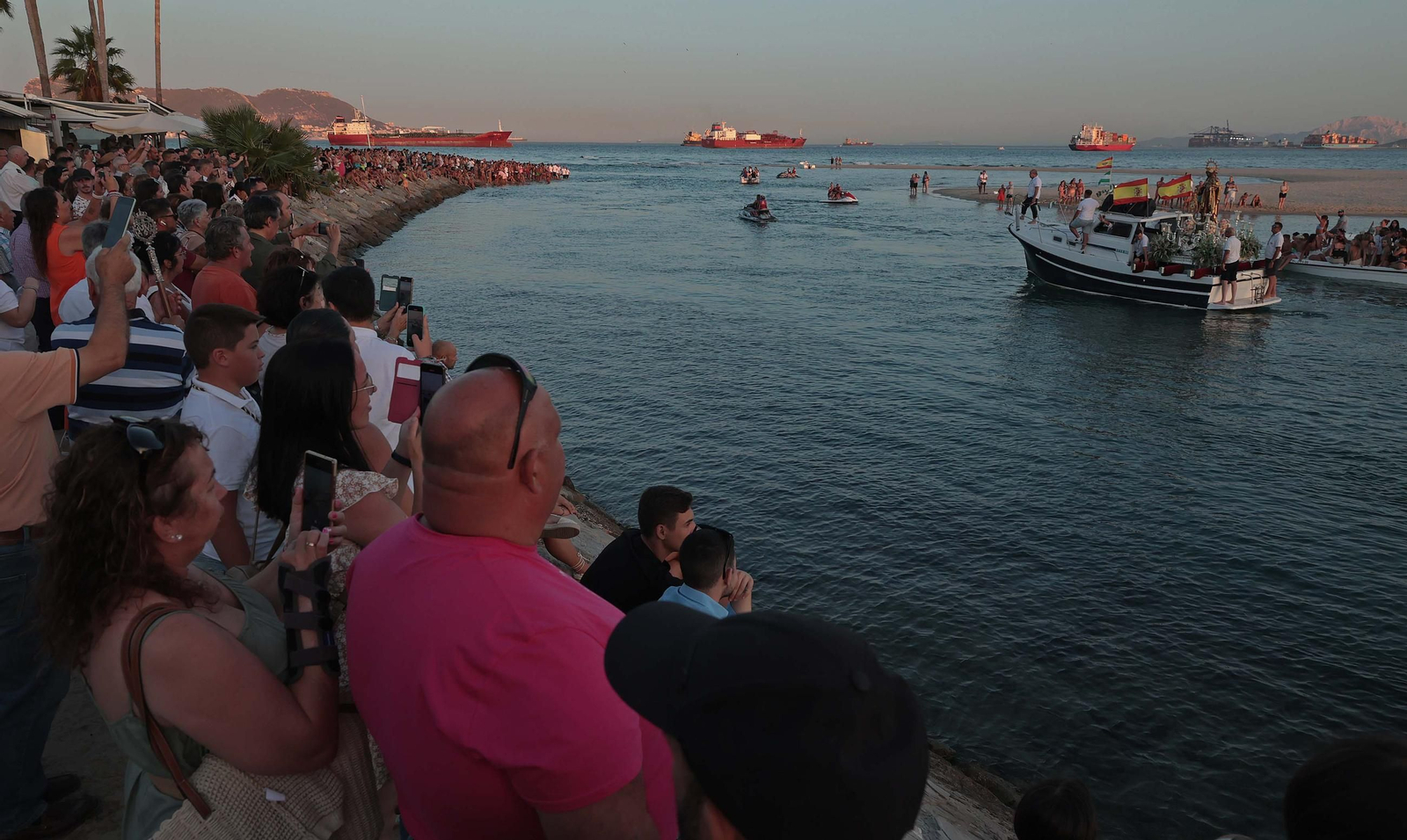 Fotos de la procesión de la Virgen del Carmen en Palmones