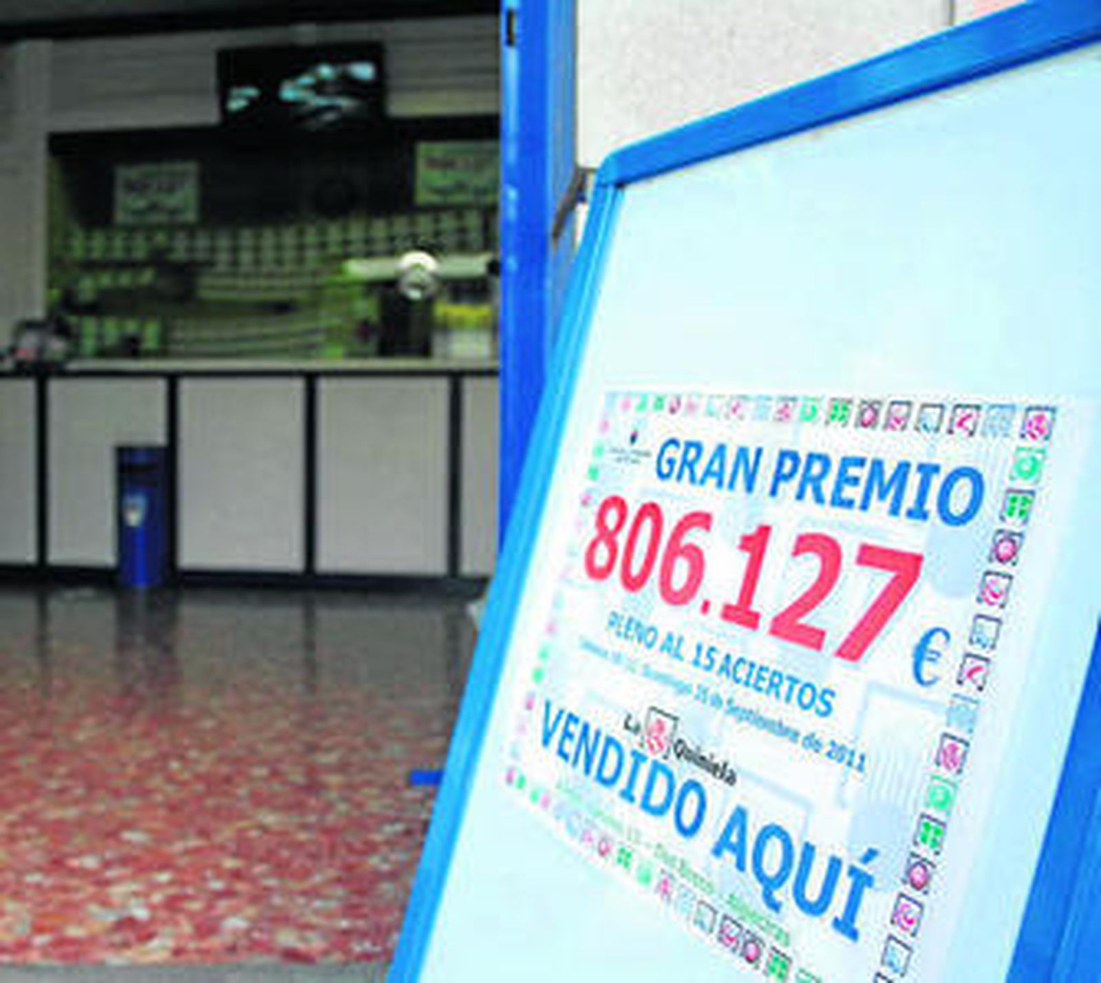 La administración número 11 de Algeciras, en la calle Ruiz Zorrilla.