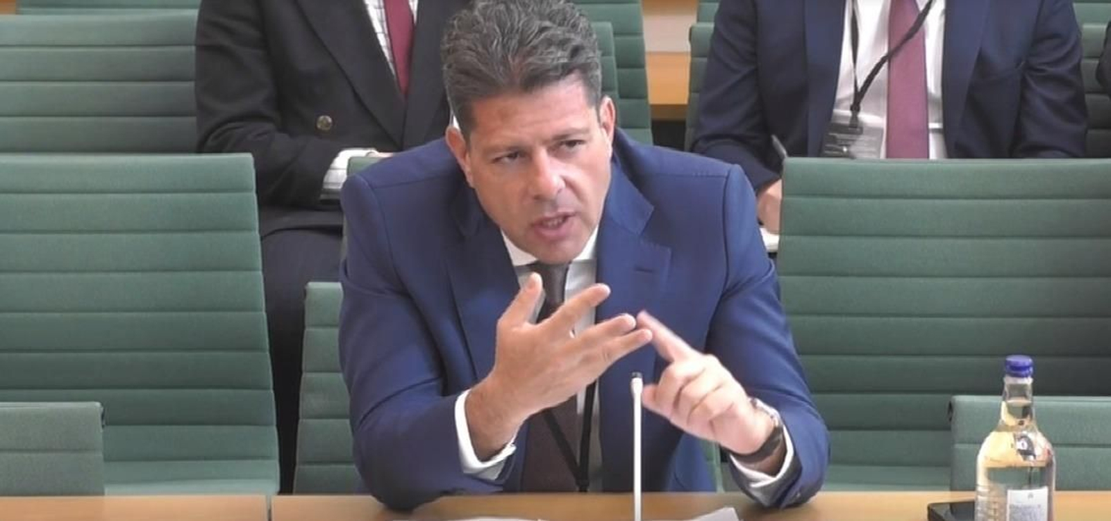 Fabian Picardo respondiendo al comité de parlamentarios británicos Fabian Picardo respondiendo al comité de parlamentarios británicos