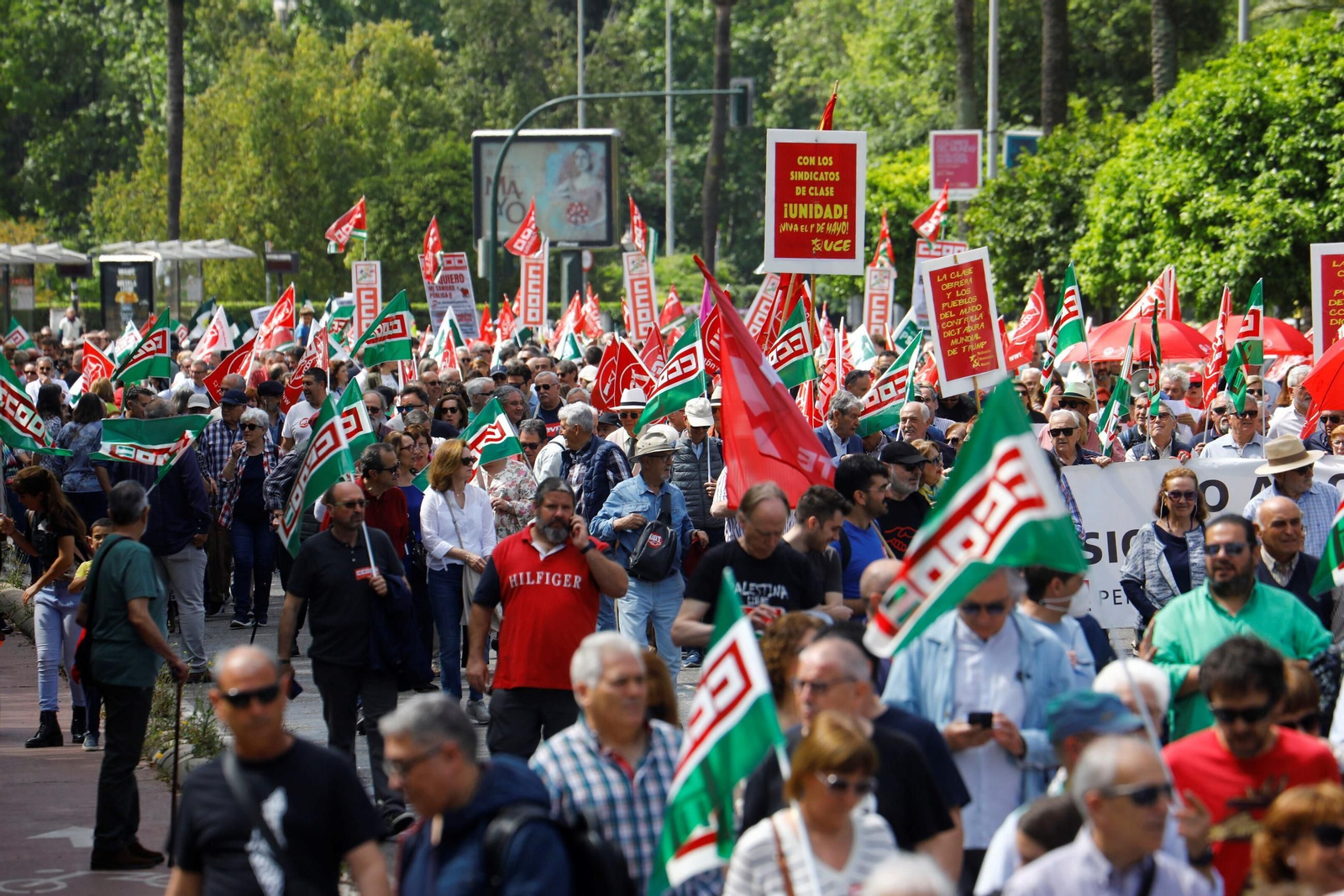 Todas las imágenes de la manifestación del 1 de mayo en Córdoba Todas las imágenes de la manifestación del 1 de mayo en Córdoba