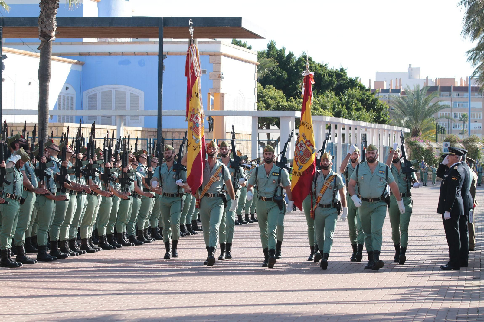 Jura de bandera civil en Las Almadrabillas