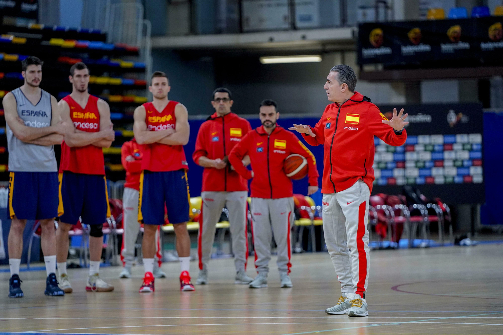 Rubén Guerrero, Darío Brizuela y Alberto Díaz, a las órdenes de Scariolo