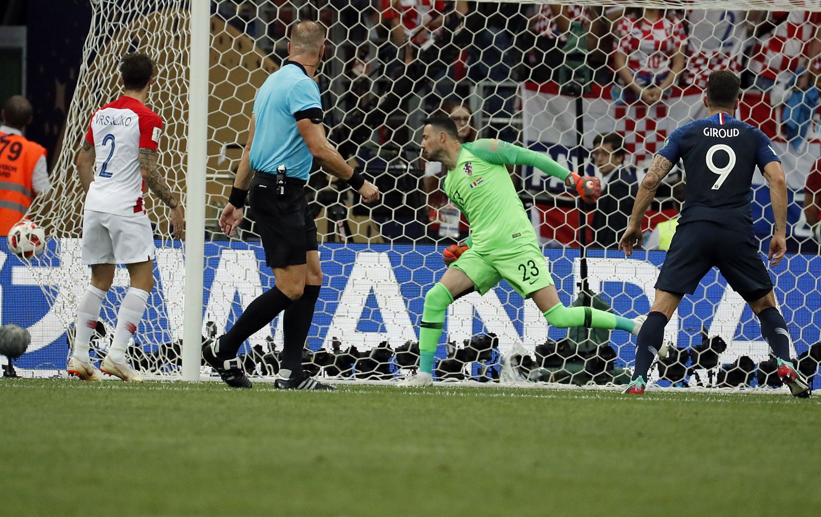 El Francia-Croacia de la final del Mundial de Rusia, en imágenes