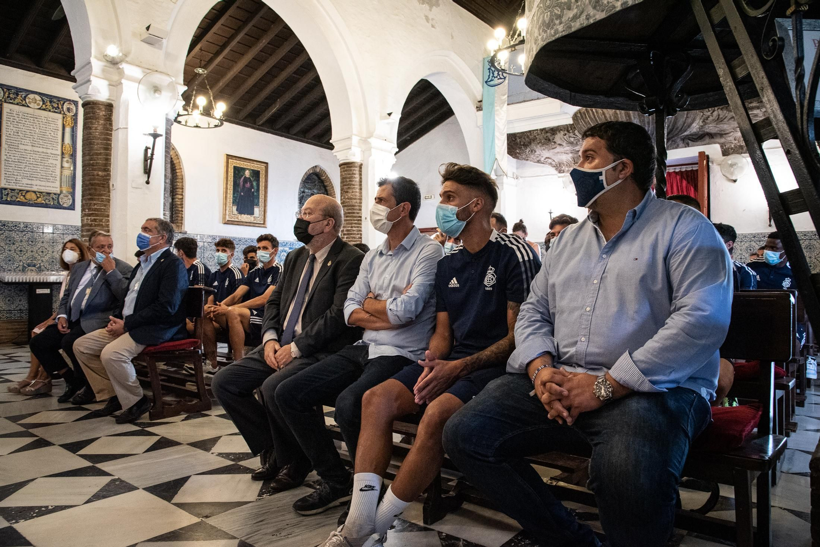 Imágenes de las ofrendas institucionales a la Virgen de La Cinta