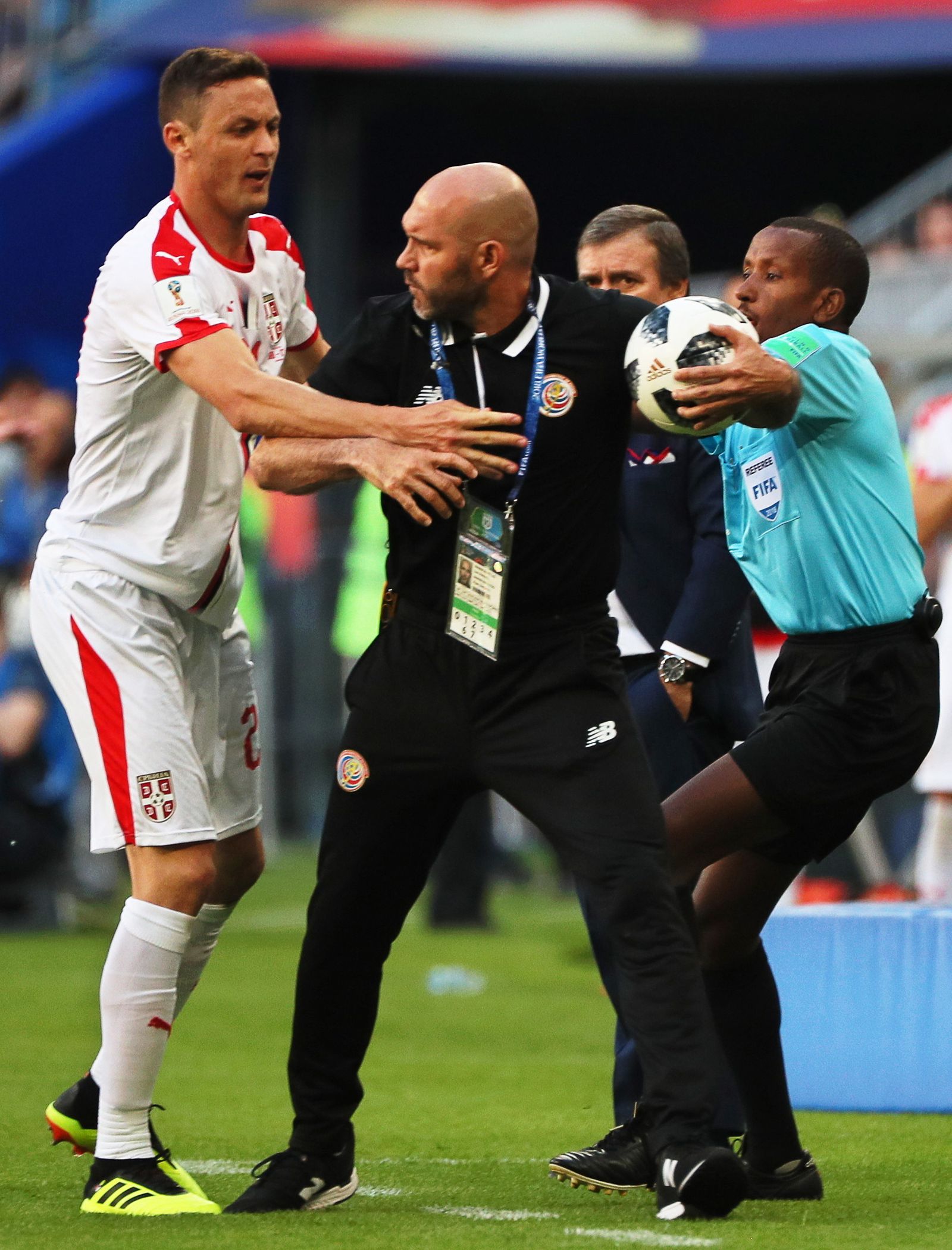 Las imágenes del Costa Rica-Serbia